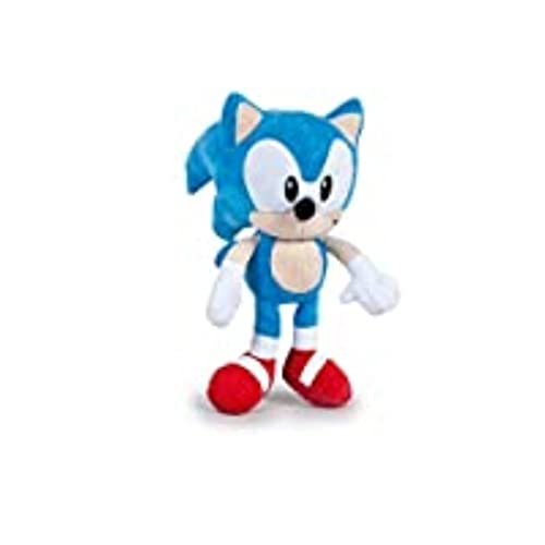 Sonic The Hedgehog - SEGA-Peluche Sonic Soft 30cm, Multicolor, único by Play 760017460