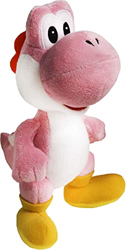 Nintendo Yoshi - Peluche de pie (20 cm), Color Rosa