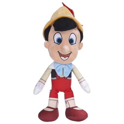 Disney Pinocho - Juego de 3 figuras de peluche para elegir Pinocho, Jiminy, Figaro o como set de 30 cm