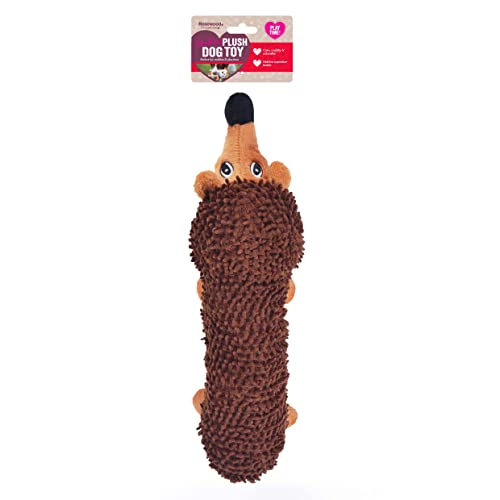 Rosewood Spike The Hedgehog - Juguete para Perro, Color marrón