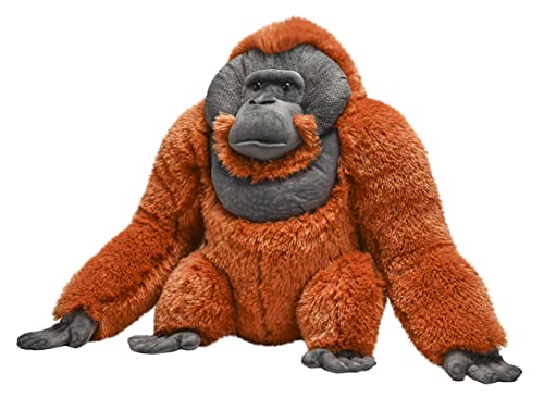 Wild Republic Artist Collection Orangután Macho, 38 cm, para Regalar a niños; Juguete de Peluche Relleno de Material Hecho de Botellas de Agua recicladas