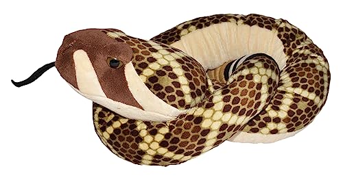 Wild Republic - Snakesss, serpiente de peluche crótalo diamante occidental, 178 cm (16754)