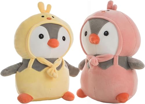 Pingüino Peluche Personalizado, pingüinos Originales para Regalo y decoración, Peluches bebés diseño Divertido y Acabado Extra Suave, Regalos Personalizados
