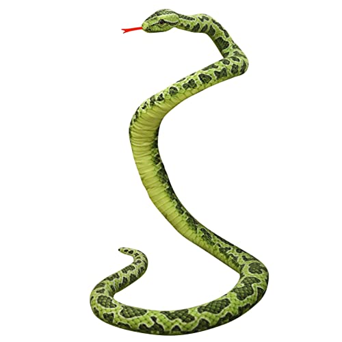 Serpiente Simulación Felpa, Juguetes Peluche Pitón Animal Peluche Serpiente Gran, Juguete Muñeca Serpiente Zodiaco Divertido para Niños