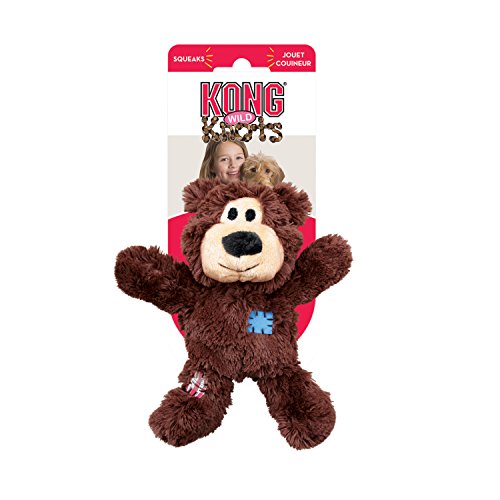 KONG - Wild Knots Bear - Juguete con Cuerdas antirrotura Perros de Raza Extragrande