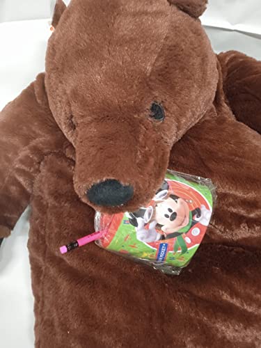 Kit de peluche para oso gigante, 84 cm, muy suave + soporte para bolígrafos Disney