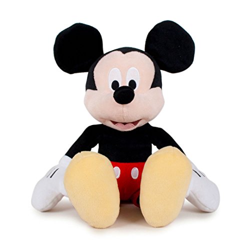 Mickey Mouse Mickey Muñeco Peluche, Multicolor (Famosa 760011897), 10 x 5 x 30