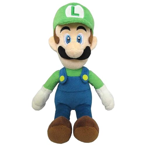 Super Mario-Luigi Peluche con Licencia Oficial de Sanei, Multicolor, Large AC02