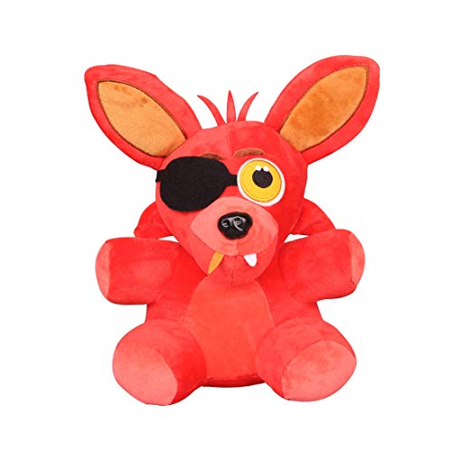 uiuoutoy FNAF Peluche Five Nights At Freddy's Plushies Toys Circus Baby Funtime Foxy Golden Freddy Bear Soft Doll Kids Gift (Foxy 10 pulgadas)
