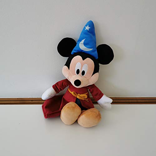 Simba Peluche Mickey Fantasía 25 cm, Vestido de Aprendiz de Brujo como en la película, Licencia Oficial Disney, para Todas Las Edades, Multicolor (6315870222)