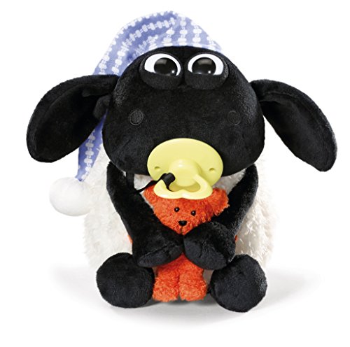 NICI The Sheep Shaun Das Schaf Timmy-Peluche (25 cm), diseño de Oso, Color: Blanco y Negro (41470)
