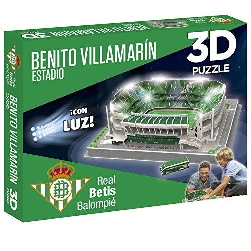 Bandai - Eleven Force Puzzle 3D Estadio Benito Villamarin (Real Betis) con Luz (EF12036)
