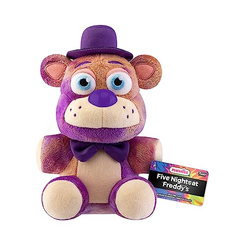 Funko Plush: Five Nights At Freddy's (FNAF) TieDye - Freddy FazbearPeluche Coleccionable - Idea de Regalo de Cumpleaños- Mercancia Oficial Muñeco para Niños y Adultosnovias y Novios